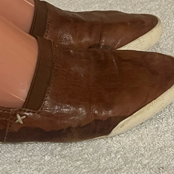 Frye Melanie Imperfections Leather Shoes Sz 7 1/2 - Picture 3 of 14